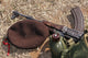 Poster print of a Mozambican soldier with rifle, military cover, and canteen.