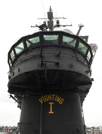 USS Intrepid Front Section Poster Print during Air Force Week Ceremony