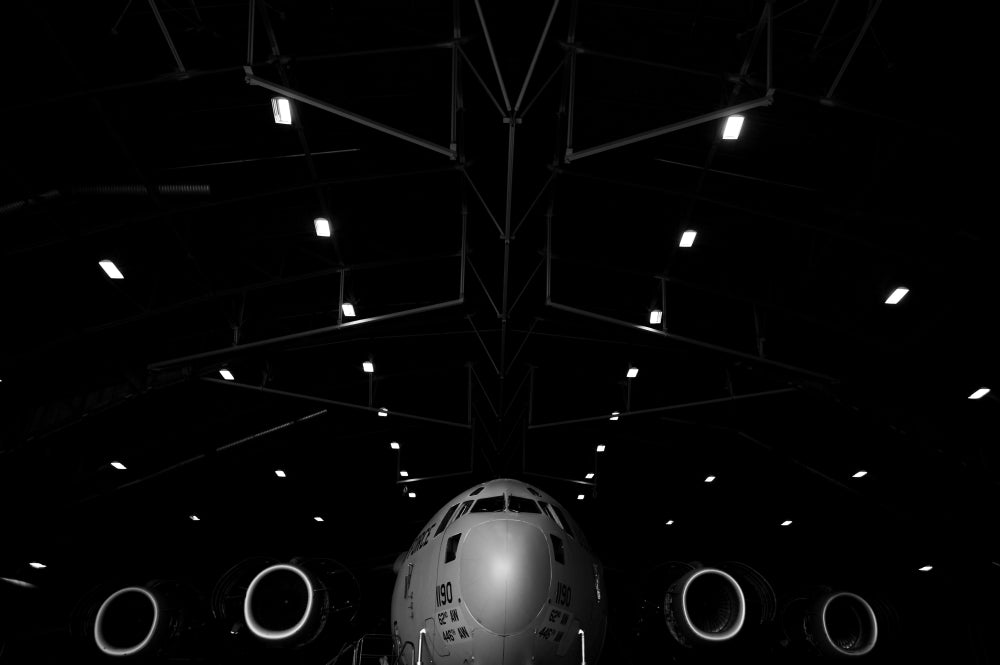 C-17 Globemaster III poster print at McChord Field Air Force Base.