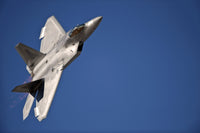 F-22 Raptor Aircraft Performing at Aviation Nation 2010 Poster Print