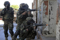 Chilean Marines military operations and urban training exercise poster print.