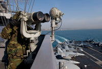 Operations Specialist Seaman Lookout Poster Print on USS Carl Vinson