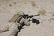 U.S. Marine zeroing M107 sniper rifle at Camp Wilson Poster Print
