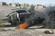 Black Smoke Rising from Simulated Wreckage of UH-1N Huey Poster Print