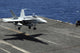 F/A-18C Hornet landing on USS Ronald Reagan Poster Print