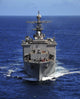 USS Comstock transits the Indian Ocean poster print showcasing naval history.