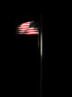 American flag flying over Naval Station Guantanamo Bay Poster Print
