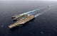 Underway replenishment with ships of the John C. Stennis Carrier Strike Group poster print