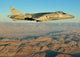 AV-8B Harrier conducting a test flight using a biofuel blend poster print