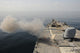Mk-45 lightweight gun fired aboard USS Mitscher poster print