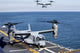 MV-22 Osprey tiltrotor aircraft landing on USS Kearsarge during Exercise Bold Alligator 2012