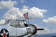 BT-13 Valiant Trainer Aircraft Poster Print featuring American Flag.