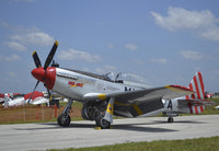 North American F-51D Mustang Poster Print showcasing aviation history.