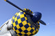 Close-up view of AT-6F Texan aircraft propeller poster print