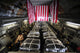 C-17 Globemaster III interior with cargo pallets, military aviation poster print.