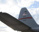 Close-up of C-130 Hercules tail assembly poster print