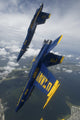 Blue Angels Flight Demonstration Poster Print Over Pensacola Beach