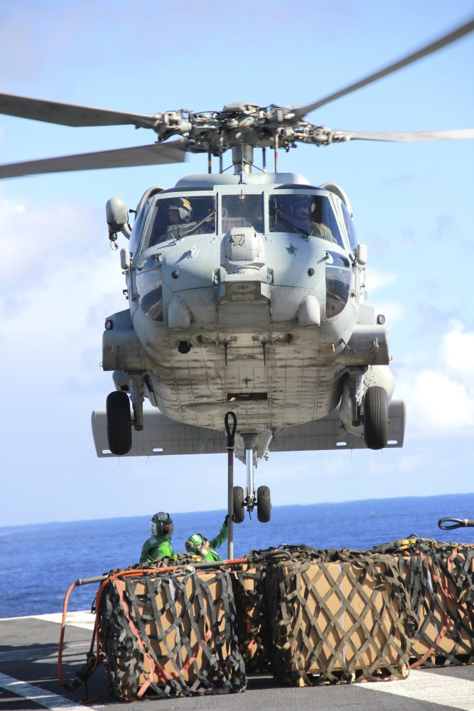 Philippine Sea HH-60H Sea Hawk helicopter poster print, military aviation art
