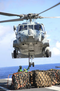 Philippine Sea HH-60H Sea Hawk helicopter poster print, military aviation art
