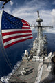 USS Cowpens Ticonderoga-class cruiser poster print from September 9, 2012