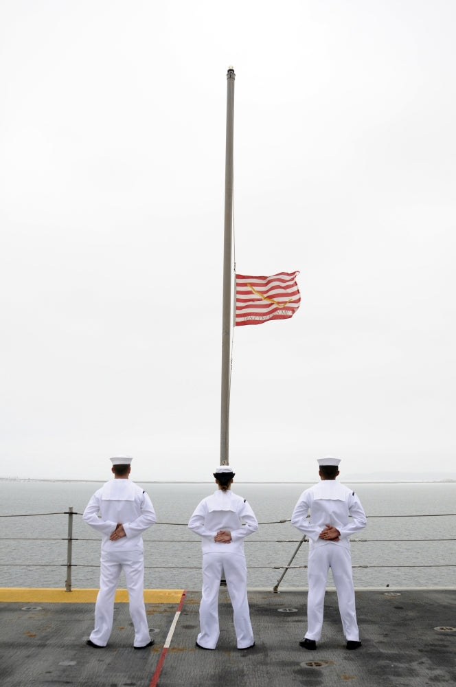 USS Essex Tribute Poster Print honoring September 11 victims
