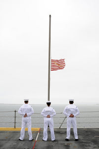 USS Essex Tribute Poster Print honoring September 11 victims