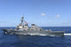 USS Fitzgerald guided-missile destroyer in the Pacific Ocean poster print