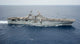 USS Essex Amphibious Assault Ship Poster Print navigating the Pacific Ocean.