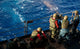 Sailors firing M240 machine guns aboard USS John C. Stennis poster print.
