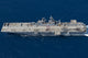 USS Bonhomme Richard Breast Cancer Awareness Poster Print featuring a pink ribbon logo.
