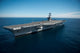 USS Carl Vinson aircraft carrier poster print in the Pacific Ocean.