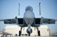 U.S. Air Force F-15D Eagle taxiing at Nellis Air Force Base poster print.