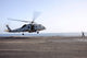 Helicopter Landing Signalman directing SH-60F Sea Hawk Poster Print