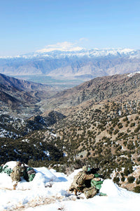 US Soldiers Providing Security During Afghan Border Patrol Poster Print