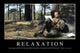 Relaxation Inspirational Quote Poster by William S. Burroughs