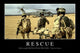 Rescue Motivational Quote Poster featuring Alfred Lord Tennyson's words.