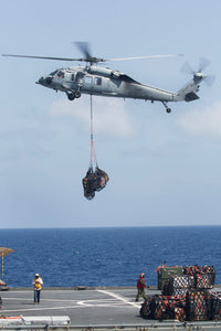 MH-60S Sea Hawk Cargo Pickup Poster Print by Stocktrek Images
