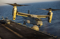 Red Sea MV-22B Osprey landing on USS Kearsarge poster print