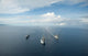 USNS Matthew Perry and USS Pearl Harbor Vella Gulf Poster Print