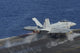 F/A-18F Super Hornet launching from USS Nimitz Poster Print