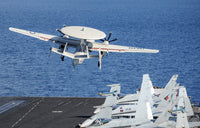 E-2C Hawkeye launching from USS Nimitz poster print.