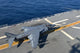 AV-8B Harrier taking off from USS Bataan poster print