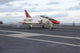T-45C Goshawk being launched from USS Theodore Roosevelt aircraft carrier