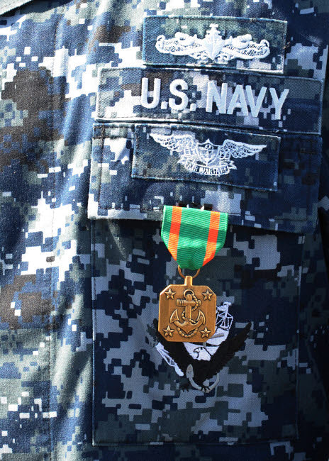 Navy and Marine Corps Achievement Medal US Navy Uniform Poster Print