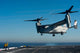 Sailors directing MV-22 Osprey aboard USS San Diego poster print.