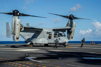 Sailors Running to Safety MV-22 Osprey Poster Print
