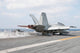 F/A-18F Super Hornet launching from USS George Washington poster print