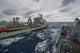 USS Truxtun Underway Replenishment Poster Print by Stocktrek Images