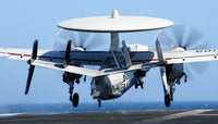 E-2C Hawkeye taking off from USS George Washington poster print.