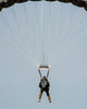 US Air Force pararescueman descending during jump training poster print.
